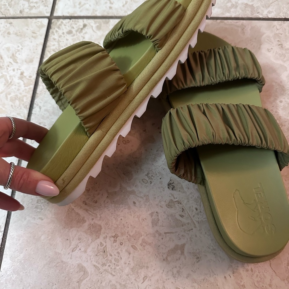 Sorrel Two Strap Platform Slide On - image 4